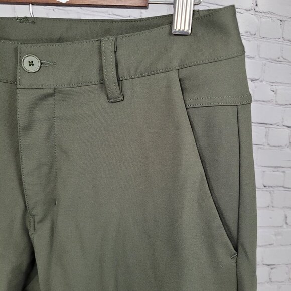 BYLT Green Everyday Pant 2.0 Stretch Tapered Premium Basic Size Medium M (31x30) - Picture 10 of 13